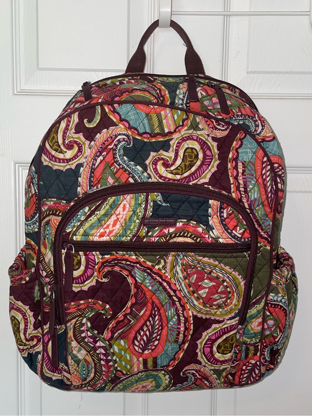Vera Bradley XL Campus Backpack Heirloom Paisley